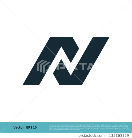 Letter N Icon Vector Logo Template Illustration Design. Vector EPS 10. Letter N Icon Vector Logo Template Illustration Design. Vector EPS 10. 133865359