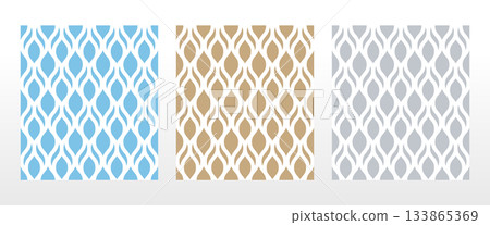 Set of abstract geometric patterns. Seamless vector backgrounds. Colored ornaments Graphic modern patterns Simple lattice graphic design Set of abstract geometric patterns. Seamless vector backgrounds. Colored ornaments Graphic modern patterns Simple lattice graphic design 133865369