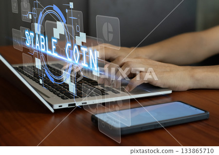 The concept of using stablecoins in the financial system 133865710