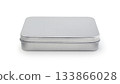 Tin box isolated on white. 133866028