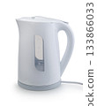 Electric kettle isolated on white. 133866033
