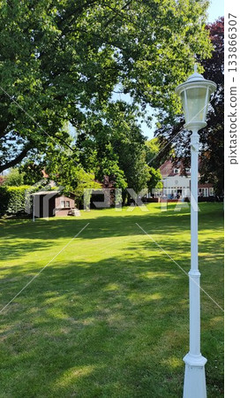 Hamburg, Germany - July 15 2023: Garden View Hamburg, Germany - July 15 2023: Garden View 133866307