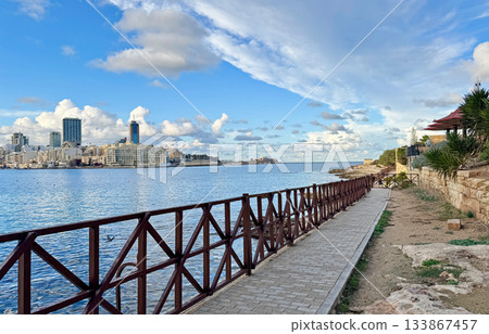 beautiful landscape of Malta, Sliema beautiful landscape of Malta, Sliema 133867457