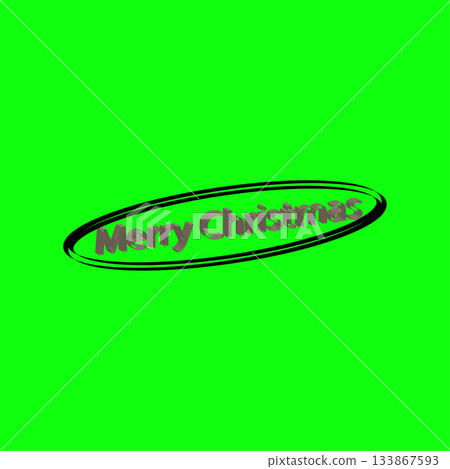 Merry Christmas greeting. Festive text typography. Vector holiday message. Season celebration symbol. 133867593