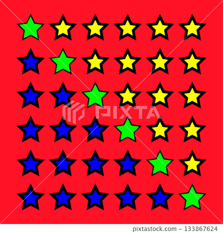 Star pattern illustration. Colorful shapes backdrop. Abstract geometric element. Vector festive design. Star pattern illustration. Colorful shapes backdrop. Abstract geometric element. Vector festive design. 133867624