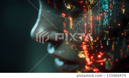 AGI - An artificial general intelligence. Robot, or cyborg concept 133868474