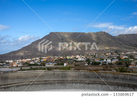 Volcanic mountains, Tenerife, Spain 133869617