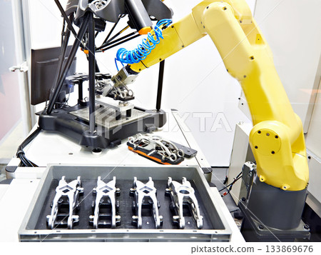 Robotic arm and measuring bench Robotic arm and measuring bench 133869676