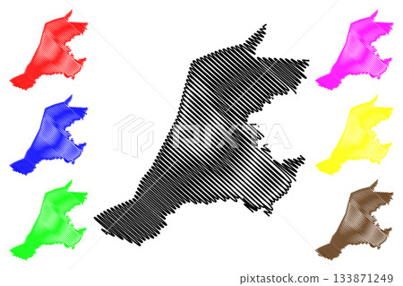 Sri Ganganagar district (Rajasthan State, Republic of India) map vector illustration, scribble sketch Sri Ganganagar map Sri Ganganagar district (Rajasthan State, Republic of India) map vector illustration, scribble sketch Sri Ganganagar map 133871249