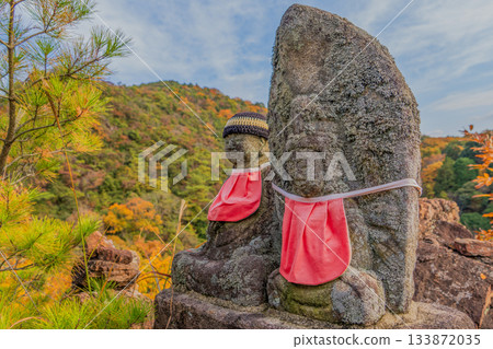 秋野邪光院寺廟庭院景色 秋野邪光院寺廟庭院景色 133872035