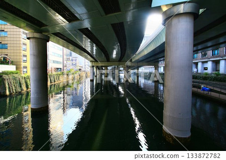 The future of regaining the sky has been decided... View of the Nihonbashi River from Nihonbashi 133872782