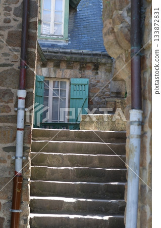 Stairs in the old town. Vertical photography 133872831