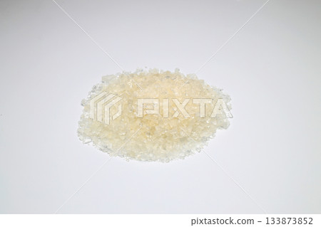sea salt isolated on white background sea salt isolated on white background 133873852