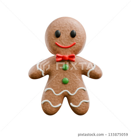 Gingerbread man 3D Gingerbread man 3D 133875059