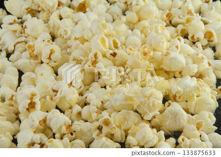 applique of popcorn on a black background for the background applique of popcorn on a black background for the background 133875633