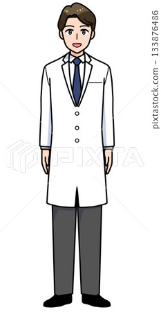 A smiling male doctor 133876486