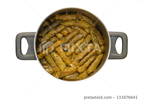 Stuffed collard greens with boiled leaves, traditonal turkish black sea region food, sarma, dolma Stuffed collard greens with boiled leaves, traditonal turkish black sea region food, sarma, dolma 133876641