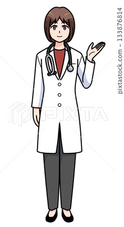 Female doctor to guide 133876814