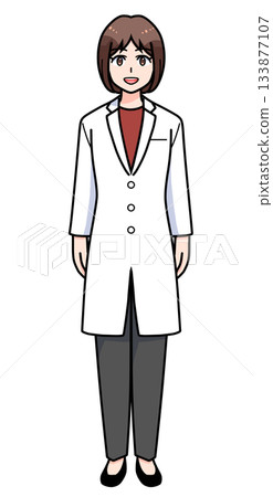 Smiling female doctor 133877107