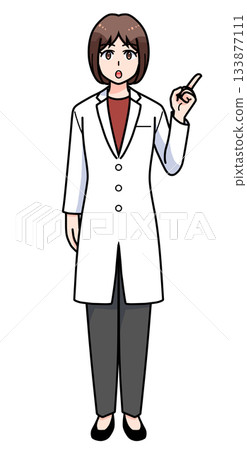 Female doctor explaining 133877111