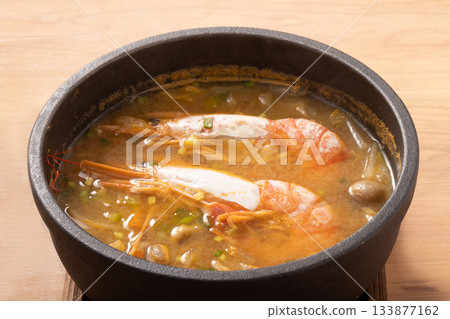 紅蝦海鮮湯（韓國辣醬味噌口味） 133877162