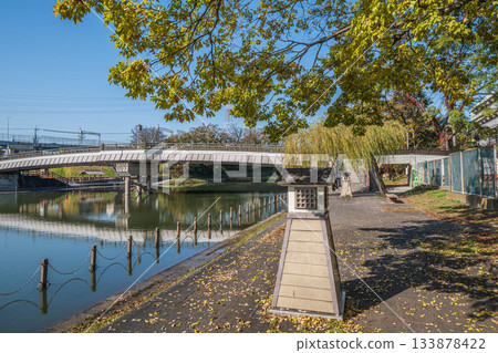 Fushimi Port Park in late autumn, Fushimi Ward, Kyoto City Fushimi Port Park in late autumn, Fushimi Ward, Kyoto City 133878422