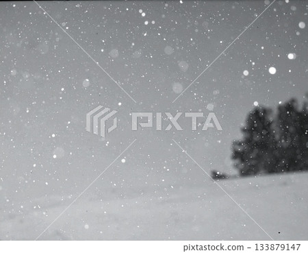 Simple background material of snowy scenery Simple background material of snowy scenery 133879147