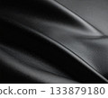Simple black leather background material 133879180
