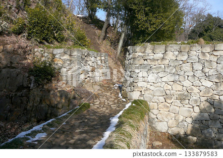 群馬縣:新田金山城遺址/雪融後的土橋與虎門【日本百大名城之一,國家指定歷史遺跡】大田市金山町 群馬縣:新田金山城遺址/雪融後的土橋與虎門【日本百大名城之一,國家指定歷史遺跡】大田市金山町 133879583