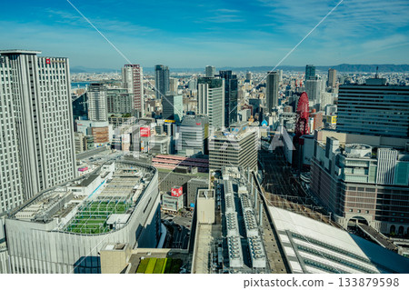View of Hankyu Umeda Station from Osaka Station View of Hankyu Umeda Station from Osaka Station 133879598