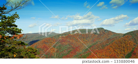 Linville Gorge in Autumn, North Carolina 133880046