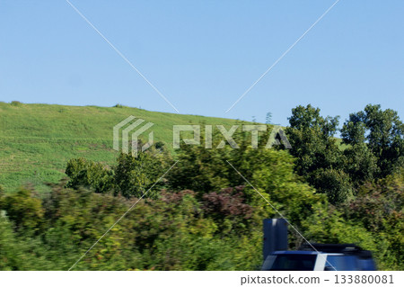 Landfill Seen From a Highway Landfill Seen From a Highway 133880081