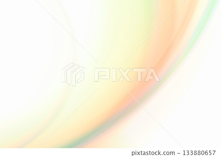 Orange and green abstract background with gentle curves and a translucent feel 133880657