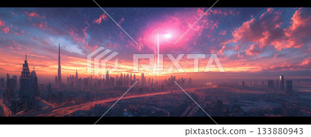 未來的城市 133880943