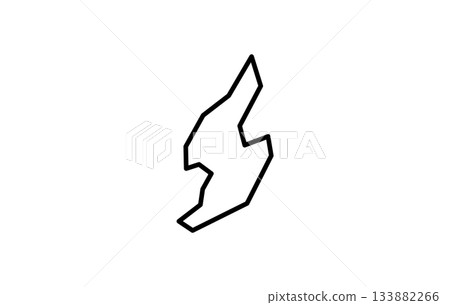 Sado Island Map Icon [Prefecture Series] 133882266