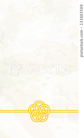 水引向量插圖，禮品包裝紙，背景 133883509