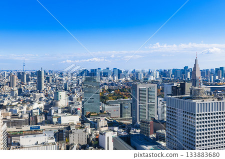 Tokyo City View: View of the city center from the Tokyo Metropolitan Government Building Tokyo City View: View of the city center from the Tokyo Metropolitan Government Building 133883680