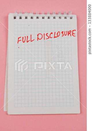 Notebook with handwritten message on a pink background Notebook with handwritten message on a pink background 133884000