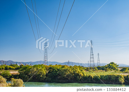 Uji River scenery, Fushimi Ward, Kyoto City 133884412