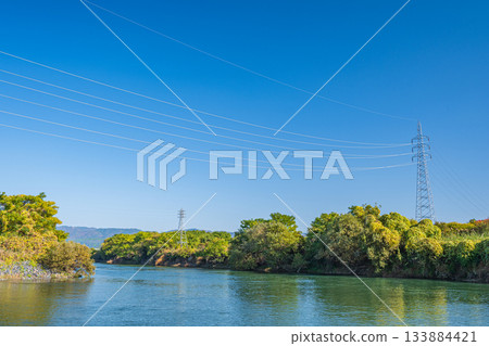Uji River scenery, Fushimi Ward, Kyoto City 133884421