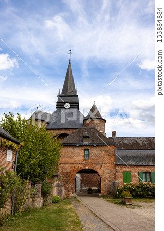 Parfondeval, Vervins, Aisne, Hauts-de-France, Grand-Est, France, August, 28th, 2025, Countryside 133884884