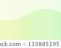 Simple background material of yellow-green curves 133885195