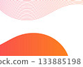 Simple orange digital curve background 133885198