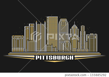 Vector illustration of Pittsburgh 133885292