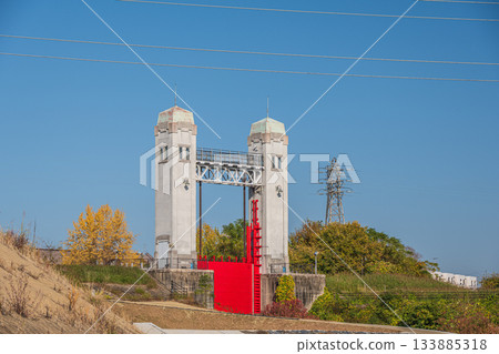 京都市伏見區,工業現代化遺產-三津鎖 京都市伏見區,工業現代化遺產-三津鎖 133885318