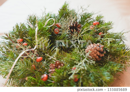 Christmas wreath Christmas wreath 133885689