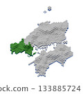 山口縣蜂窩狀三維地圖 133885724