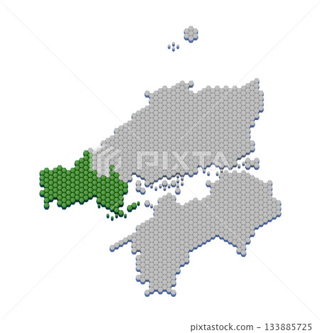 山口縣蜂窩狀結構圖 山口縣蜂窩狀結構圖 133885725