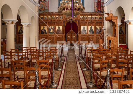 Church of Apostle Paul and Saint Asti in Durres in Albania. Orthodox church in Durres,Albania 133887491