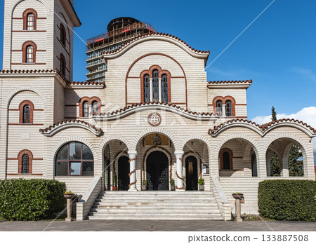 Church of Apostle Paul and Saint Asti in Durres in Albania. Orthodox church in Durres,Albania 133887508